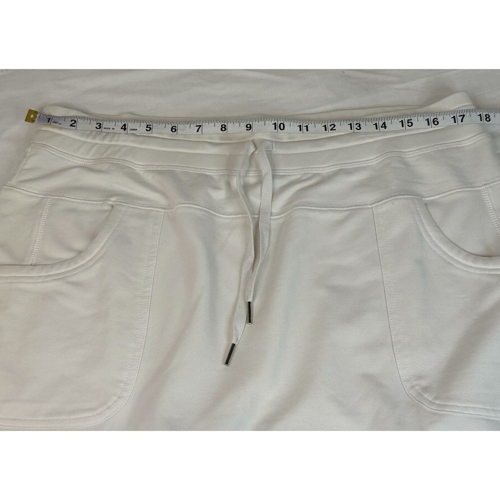 JoFit White Athletic Skort L Golf Tennis Stretch Drawstring Active Sport - Picture 5 of 8